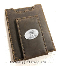 Load image into Gallery viewer, Alabama Leather Front Pocket Wallet