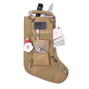 Tactical Christmas Stocking with MOLLE Gear Webbing