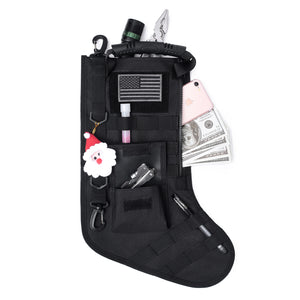 Tactical Christmas Stocking with MOLLE Gear Webbing