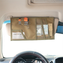 Load image into Gallery viewer, Tactical Truck Visor Organizer MOLLE EDC Pouch