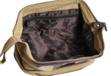 Load image into Gallery viewer, Christian Fish Zep Pro Khaki Canvas Concho Toiletry Bag
