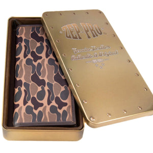 Shotgun Shell Roper Secretary Old School Brown Camo Leather Wallet