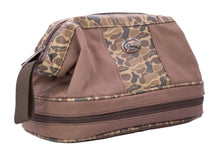 Load image into Gallery viewer, Bass Brown Waxed Canvas Old School Camo Toiletry Dopp Bag