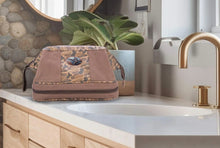 Load image into Gallery viewer, Duck Brown Waxed Canvas Old School Camo Toiletry Dopp Bag