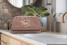 Load image into Gallery viewer, Lab Brown Waxed Canvas Old School Camo Toiletry Dopp Bag