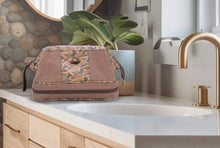 Load image into Gallery viewer, Turkey Brown Waxed Canvas Old School Camo Toiletry Dopp Bag