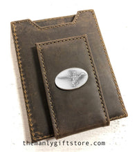 Load image into Gallery viewer, Mallard Duck Leather Front Pocket Wallet