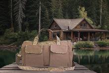 Load image into Gallery viewer, Turkey Waxed Canvas Old School Camo Weekender Bag