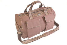 Load image into Gallery viewer, Bass Brown Waxed Canvas Old School Camo Weekender Bag