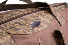 Load image into Gallery viewer, Turkey Waxed Canvas Old School Camo Weekender Bag