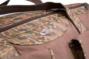 Lab Waxed Canvas Old School Camo Weekender Bag