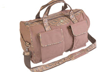 Load image into Gallery viewer, Shotgun Shell  Waxed Canvas Old School Camo Weekender Bag