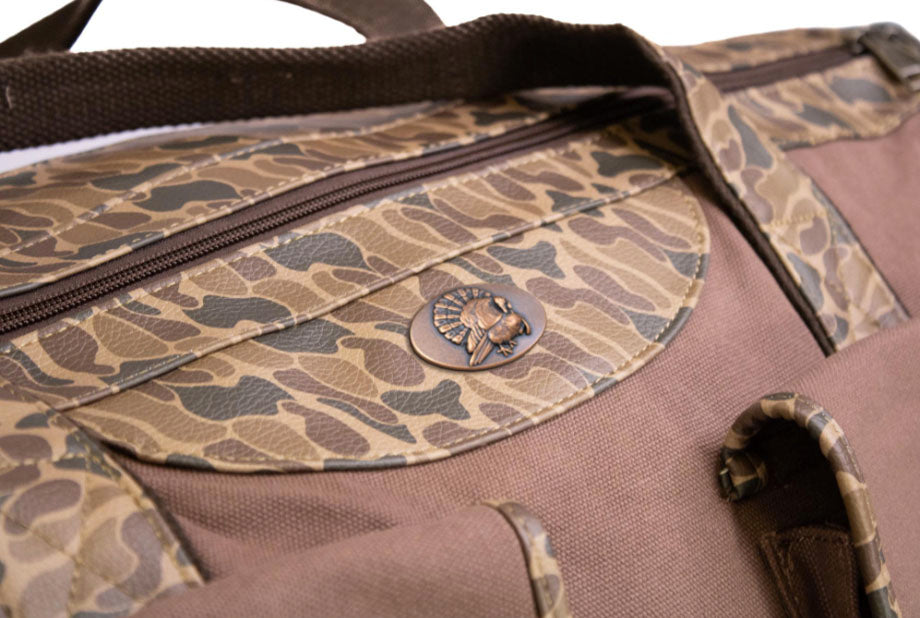 Turkey Waxed Canvas Old School Camo Weekender Bag