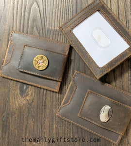 Ohio State Leather Front Pocket Wallet