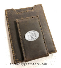 Load image into Gallery viewer, Nebraska Leather Front Pocket Wallet