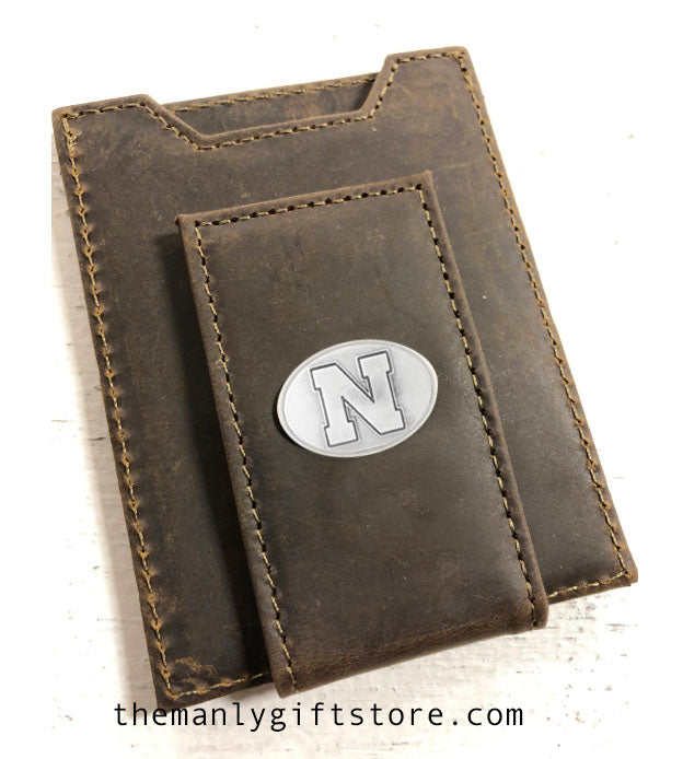 Nebraska Leather Front Pocket Wallet