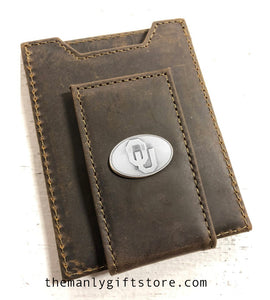 Oklahoma Leather Front Pocket Wallet