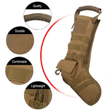 Load image into Gallery viewer, Tactical Christmas Stocking with MOLLE Gear Webbing