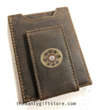 Load image into Gallery viewer, Shotgun Shell Leather Front Pocket Wallet