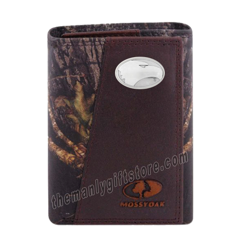 Georgia Southern Eagles Mossy Oak Camo Zep Pro Trifold Leather Wallet
