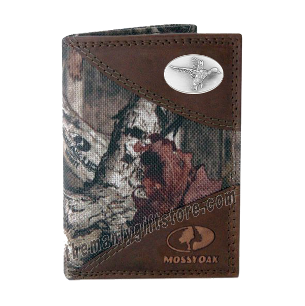 Flying Duck Mossy Oak Camo Trifold Wallet