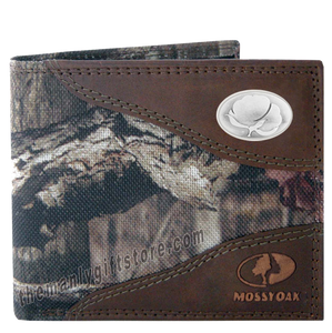 Cotton Logo Mossy Oak Camo Bifold Wallet