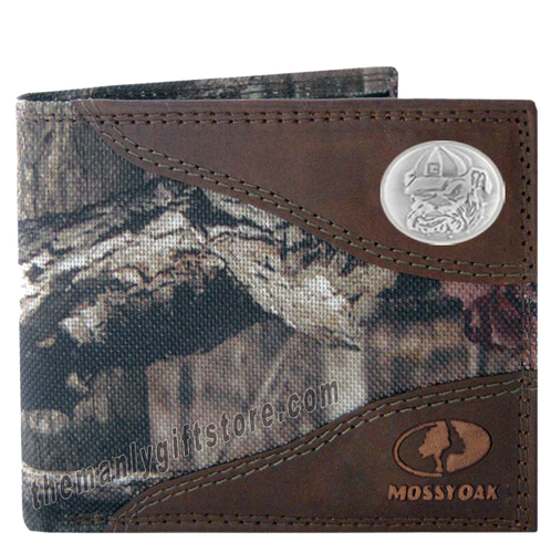 Georgia Bulldogs Mascot Mossy Oak Camo Bifold Wallet