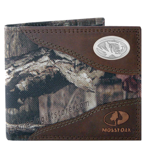 Missouri Tigers Mossy Oak Camo Bifold Wallet