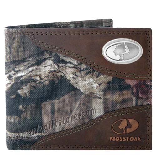 Mossy Oak Logo Mossy Oak Camo Bifold Wallet