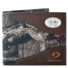 Load image into Gallery viewer, Tennessee Volunteers Mossy Oak Camo Bifold Wallet