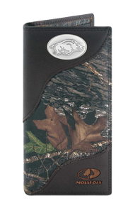 Arkansas Razorbacks Mossy Oak Camo Zep Pro Leather Roper Wallet