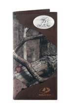 Load image into Gallery viewer, Alabama Crimson Tide Roper Mossy Oak Camo Wallet