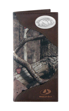 Load image into Gallery viewer, Arkansas Razorback Roper Mossy Oak Camo Wallet