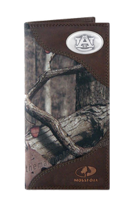 Auburn Tigers Roper Mossy Oak Camo Wallet