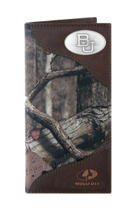 Baylor Bears Roper Mossy Oak Camo Wallet