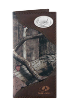 Load image into Gallery viewer, Cotton Logo Roper Mossy Oak Camo Wallet