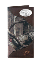Load image into Gallery viewer, Elephant Alabama Roper Mossy Oak Camo Wallet
