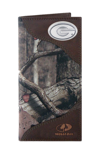 Georgia Bulldogs Roper Mossy Oak Camo Wallet