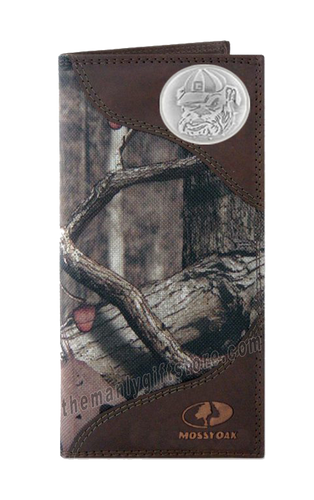 Georgia Bulldogs Mascot Roper Mossy Oak Camo Wallet