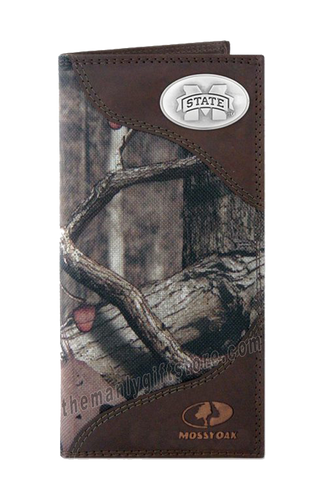 Mississippi State Bulldogs Roper Mossy Oak Camo Wallet
