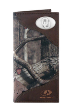 Load image into Gallery viewer, Oklahoma Sooners Roper Mossy Oak Camo Wallet