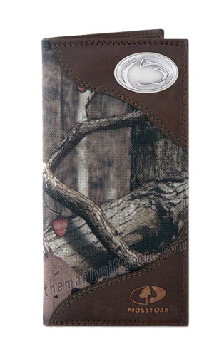 Penn State Nittany Lion Roper Mossy Oak Camo Wallet