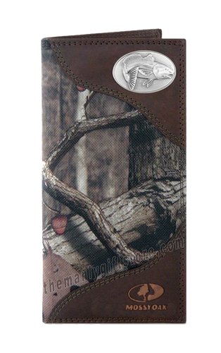 Saltwater Redfish Roper Mossy Oak Camo Wallet