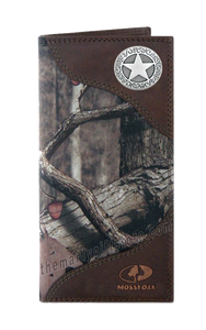 Texas Star Roper Mossy Oak Camo Wallet