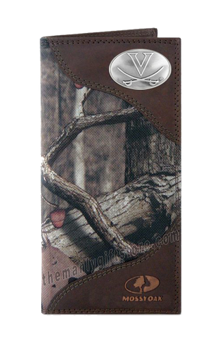 Virginia Cavaliers Mossy Oak Camo Roper Wallet