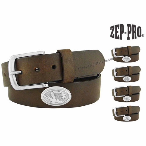 Missouri Zep-Pro Leather Concho Belt