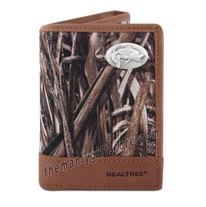 Largemouth Bass Zep Pro Trifold Wallet REALTREE MAX-5 Camo