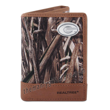 Load image into Gallery viewer, Georgia Bulldogs Zep Pro Trifold Wallet REALTREE MAX-5 Camo