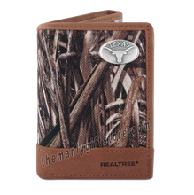 Load image into Gallery viewer, Texas Longhorns Zep Pro Trifold Wallet REALTREE MAX-5 Camo