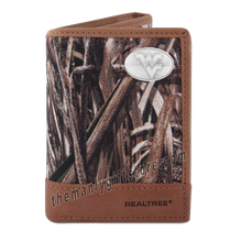 Load image into Gallery viewer, West Virginia Zep Pro Trifold Wallet REALTREE MAX-5 Camo